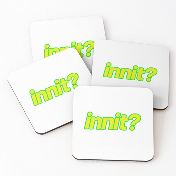 Item preview, Innit?, Yellow with Green Outline designed and sold by Memes N Lore .
