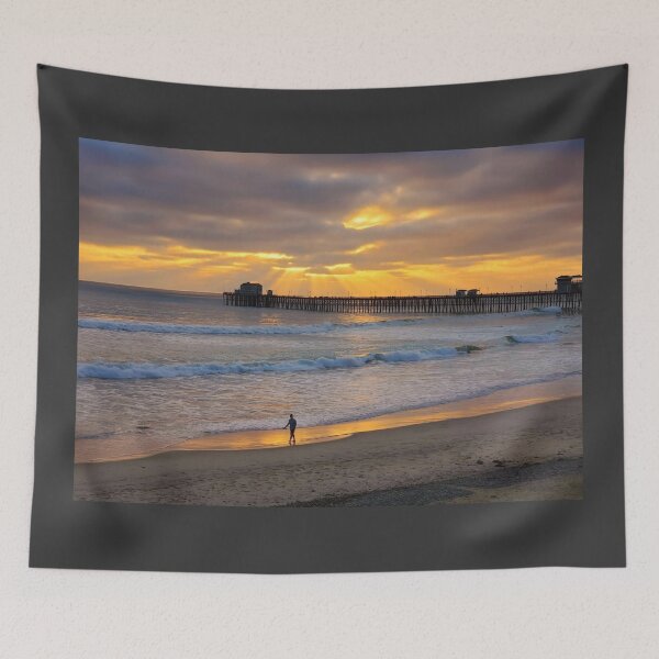 Item preview, OCEANSIDE CALIFORNIA SUNSET PIER GLORY designed and sold by Tammera.