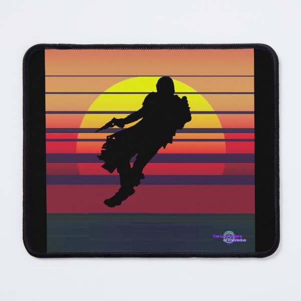 Item preview, mandalorian 2 line sun rise designed and sold by Lost Waters of Enceladus.