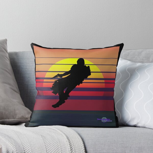 Item preview, mandalorian 2 line sun rise designed and sold by Lost Waters of Enceladus.