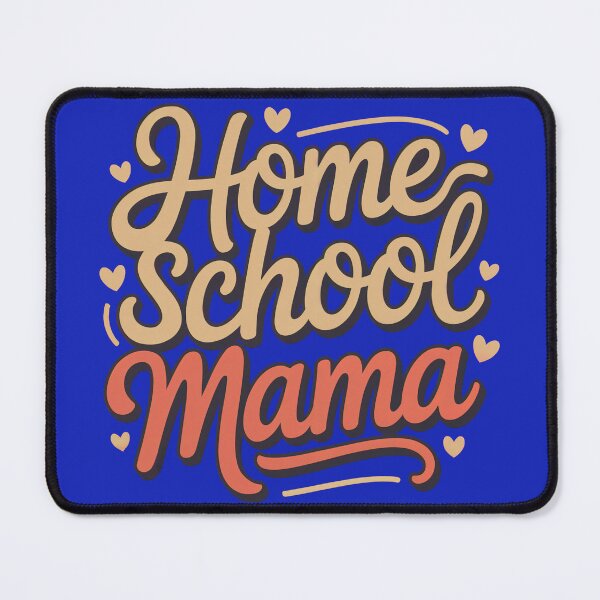 Item preview, Homeschool Mama - Cute Hand Lettered Typography Design designed and sold by YourSocialBae.
