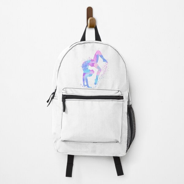 Item preview, Girl Gymnast Tumbling Watercolor – Artistic Gymnastics Print & Sports Art designed and sold by LotusGifts.