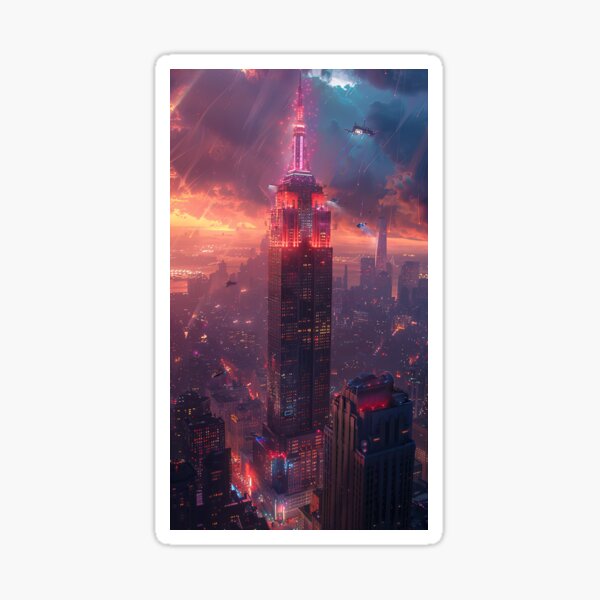 Aperçu de l'œuvre Cyberpunk New York 2.0 créée et vendue par Cyberpunk Designs.