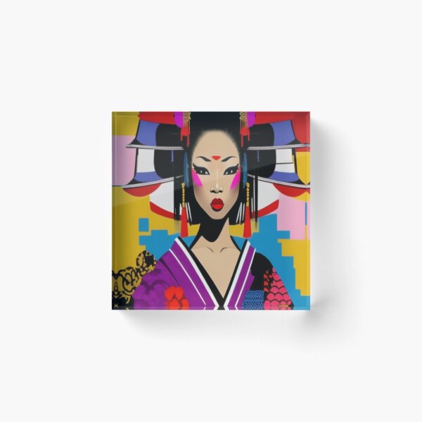Item preview, Colorful Geisha designed and sold by R0X Designs .