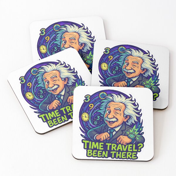 Item preview, Time Travel? Been There – Einstein Humor designed and sold by Cheerioza.