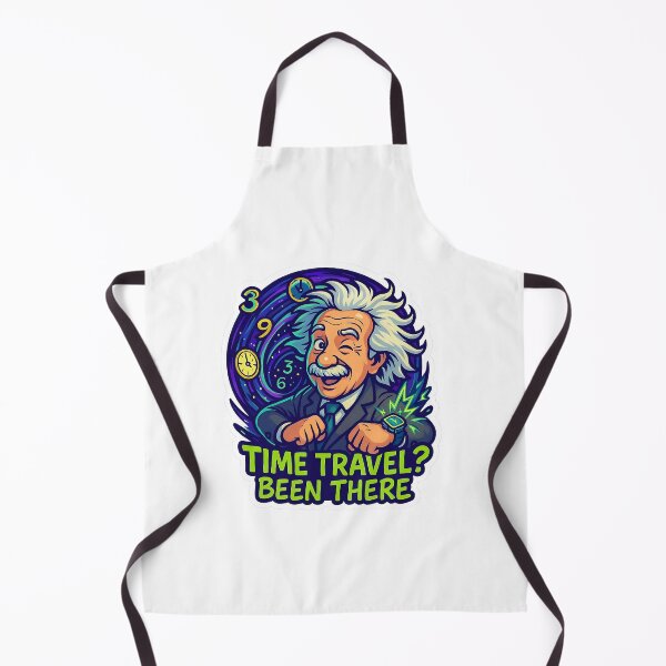 Item preview, Time Travel? Been There – Einstein Humor designed and sold by Cheerioza.