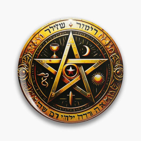 Item preview, “Tetragrammaton Amulet | Magical Symbol of Protection and Esoteric Power” designed and sold by DiferenceArt.