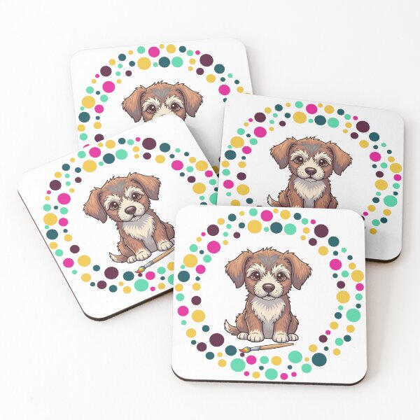 Item preview, Celebrate Dot Day with My Otterhound – Colorful Dog Art designed and sold by The Real Life Symphony.