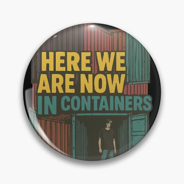 Item preview, Here We Are Now In Containers Mangled Lyrics designed and sold by babbselasdesigns.