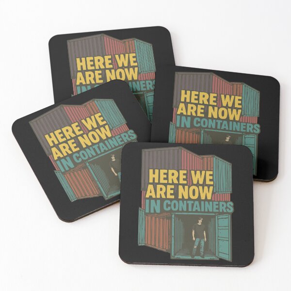 Item preview, Here We Are Now In Containers Mangled Lyrics designed and sold by babbselasdesigns.