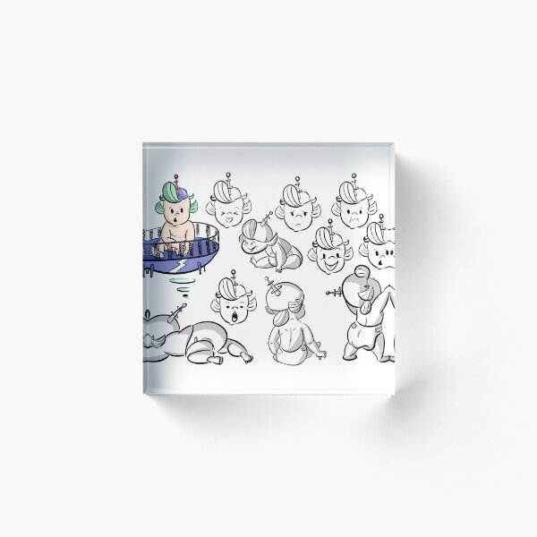 Fischer Character Design Acrylic Block