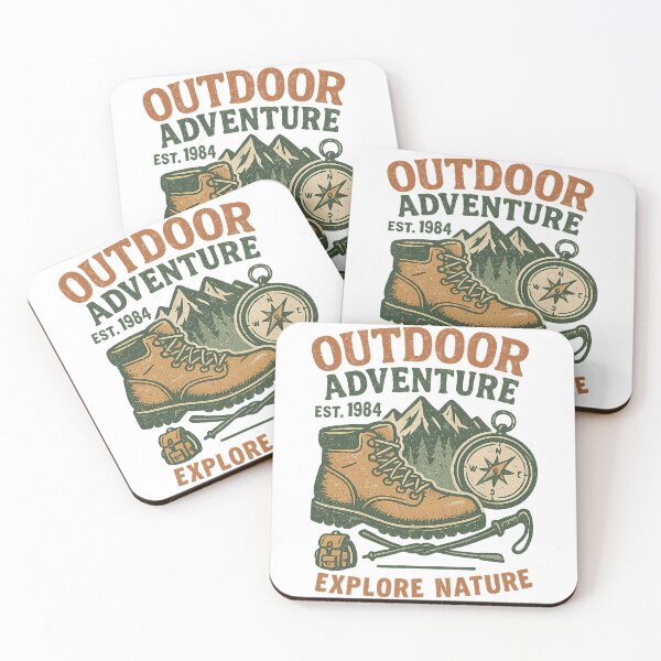Item preview, Outdoor Adventure – Explore Nature – Hiking & Camping Design designed and sold by CreativeGorillas.