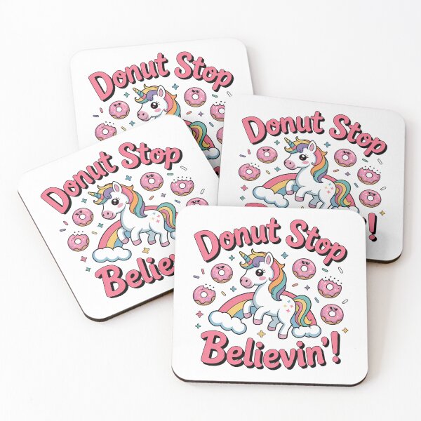 Item preview, Donut Stop Believin’ Unicorn designed and sold by EasyTees4u.