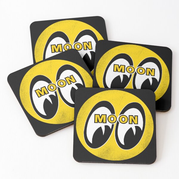 Aperçu de l'œuvre Moon Eyes, Face Moon Logo créée et vendue par stickersRoom.