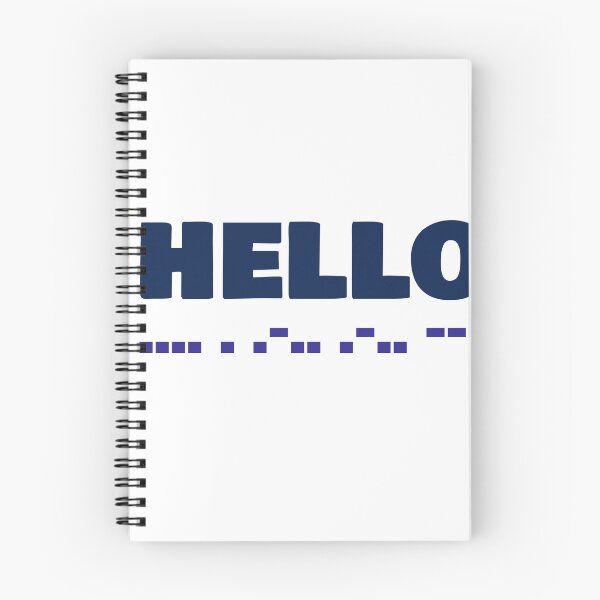 Item preview, Hello in morse code designed and sold by AWADHESH  CHAURASIA.