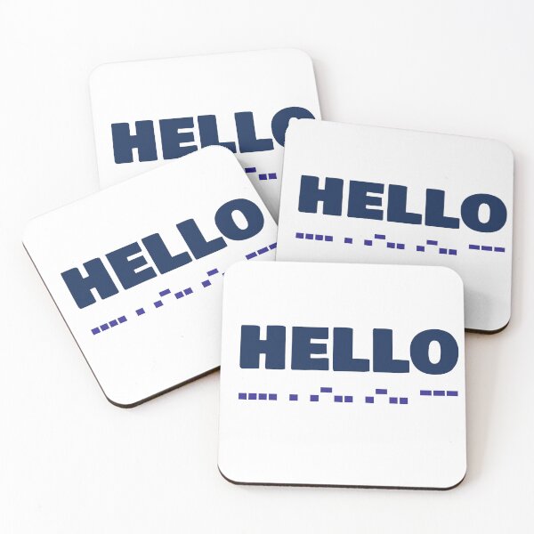 Item preview, Hello in morse code designed and sold by AWADHESH  CHAURASIA.