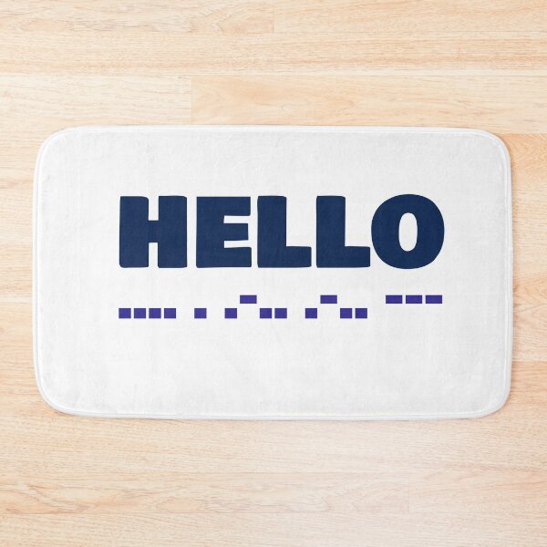 Item preview, Hello in morse code designed and sold by AWADHESH  CHAURASIA.