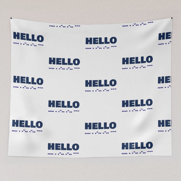 Item preview, Hello in morse code designed and sold by AWADHESH  CHAURASIA.