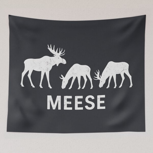 Item preview, Meese Funny Moose  designed and sold by HowToCanadian.