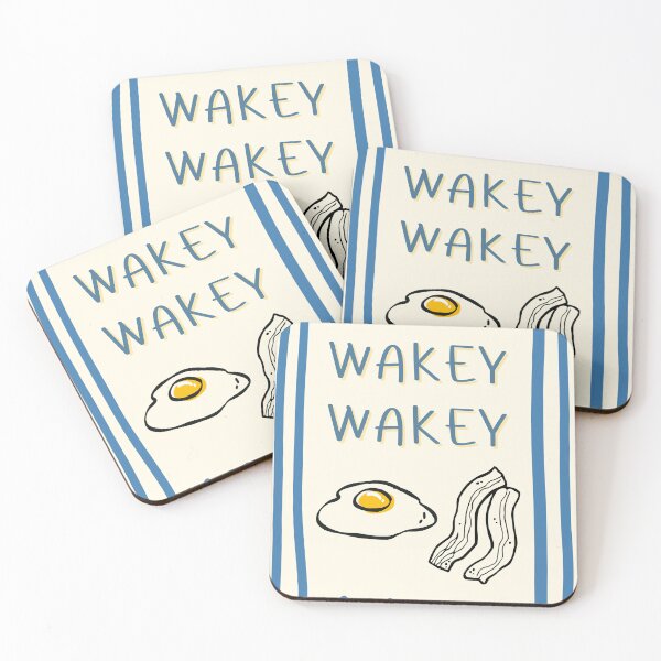 Item preview, Wakey Wakey print designed and sold by delphinekingdesigns.