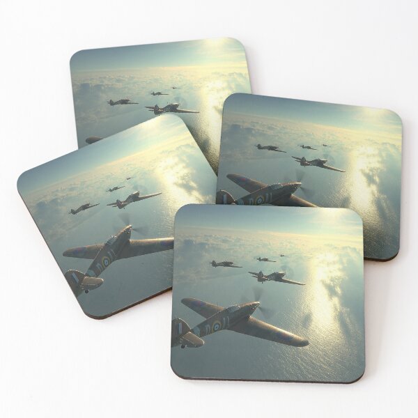 Item preview, RAF Hurricane Formation Flying into History designed and sold by Skyframe Aviation.