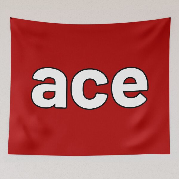 Item preview, ace, outline designed and sold by Memes N Lore .