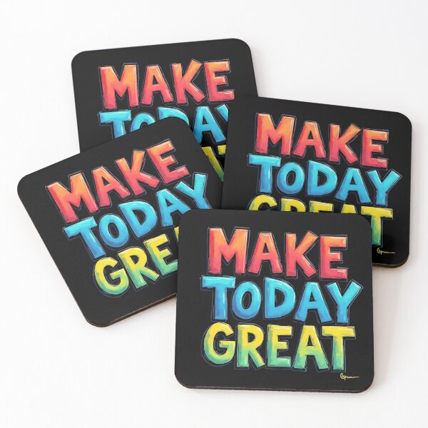 Item preview, Make today great - A motivational saying for hard working  designed and sold by SkeletonsDanger.
