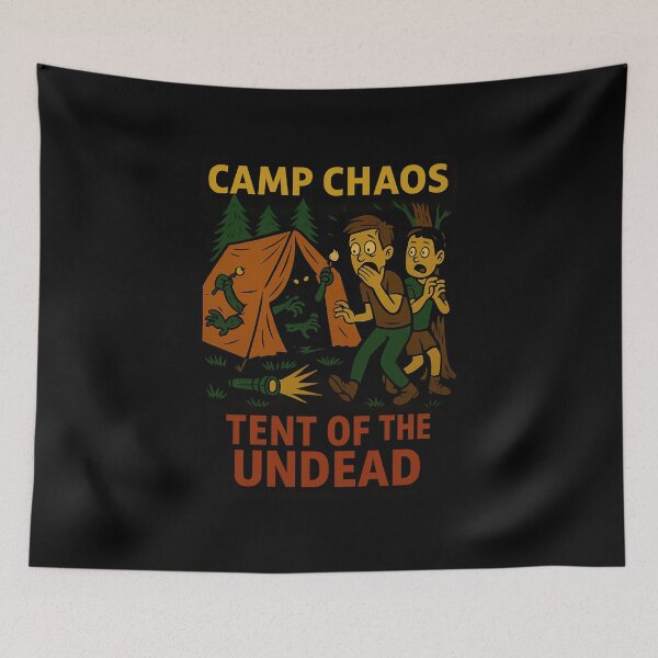 Item preview, Camp Chaos – Tent of the Undead designed and sold by Camp Chaos by Wharf Wreckers.