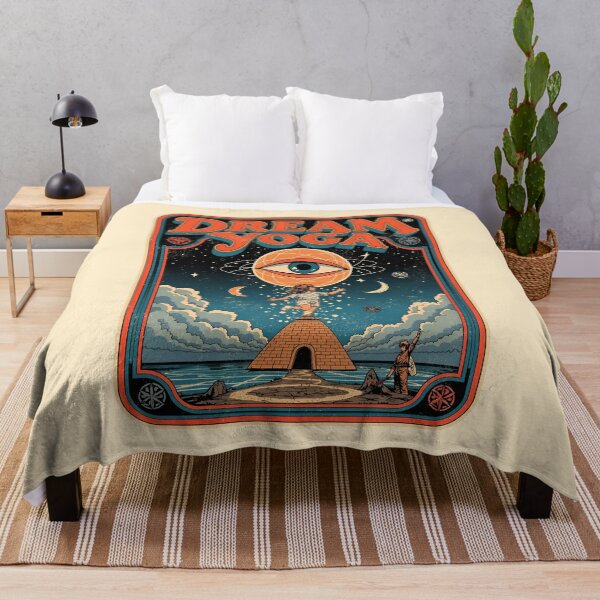 Item preview, Dream Yoga Psychedelic 70s Cosmic Vintage Art designed and sold by Vintagenaut Co..