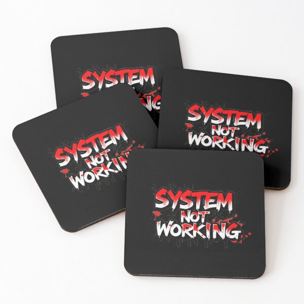 Item preview, SYSTEM NOT WORKING designed and sold by HappyPrintCo.