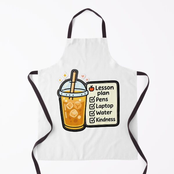 Item preview, Back to School Iced Coffee Checklist with Cozy Classroom Teacher designed and sold by scicilysimonee.