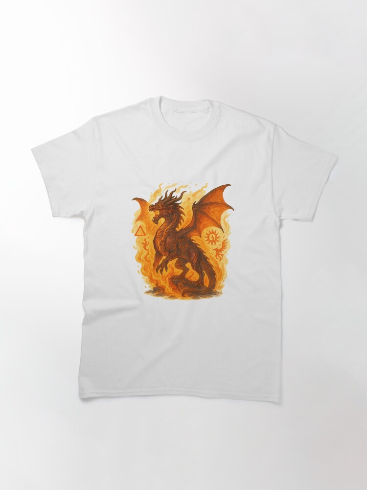 Elemental Fire Dragon Classic T-Shirt
