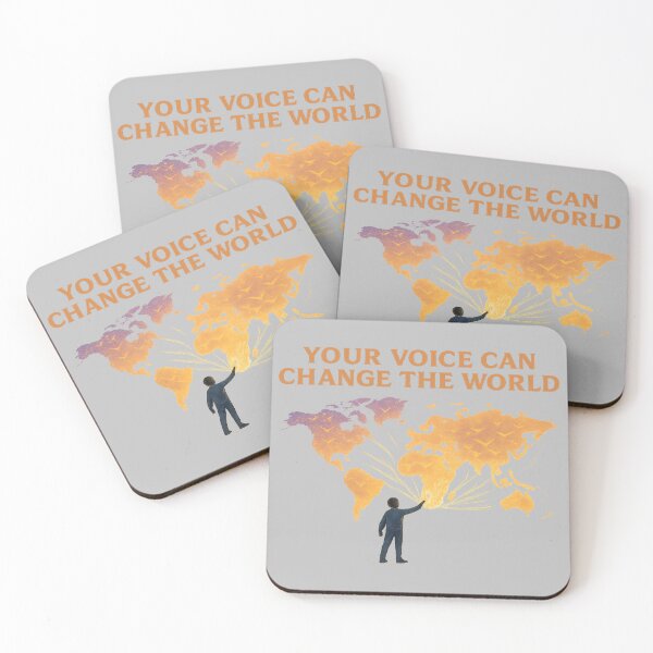Item preview, Your Voice Can Change the World – Empowerment Art  صوتك قادر على تغيير العالم – فن التحفيز والتأثي designed and sold by ArthUpscale.