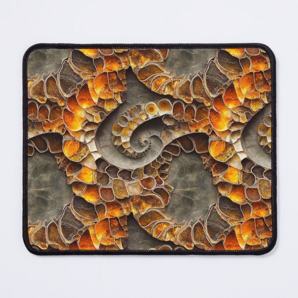 Item preview, glowing amber fossil autumnal octopi tentacles designed and sold by EarthenEmbers.