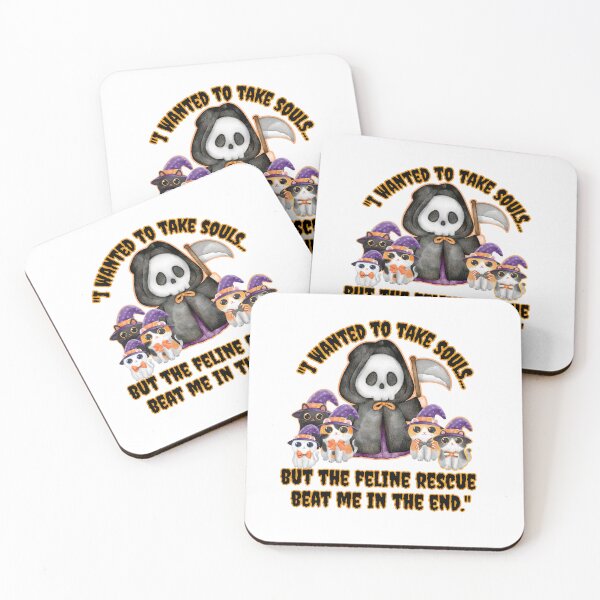 Item preview, FELINE HALLOWEEN RESCUE designed and sold by clickandmagic.