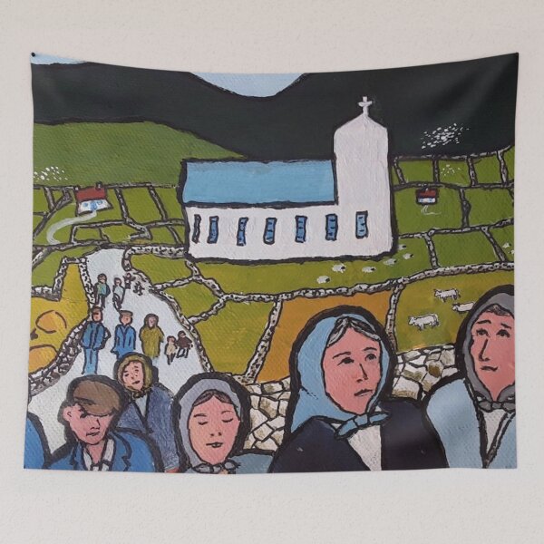 Item preview, "Tar éis an Aifreann/After Mass" designed and sold by Echoes of Ireland.
