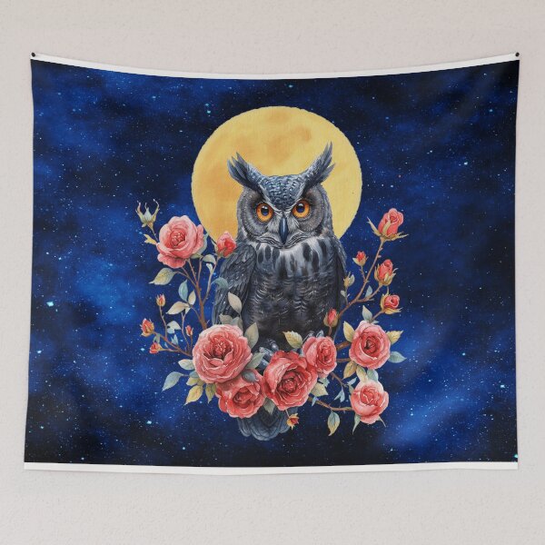 Item preview, Moonlit Wisdom: The Enchanted Owl designed and sold by MysticOzzy.