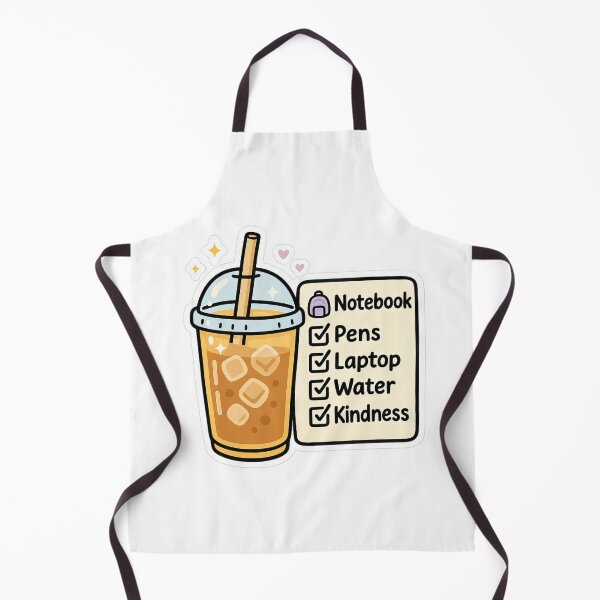 Item preview, Back to School Iced Coffee Checklist with Cozy Classroom Student designed and sold by scicilysimonee.