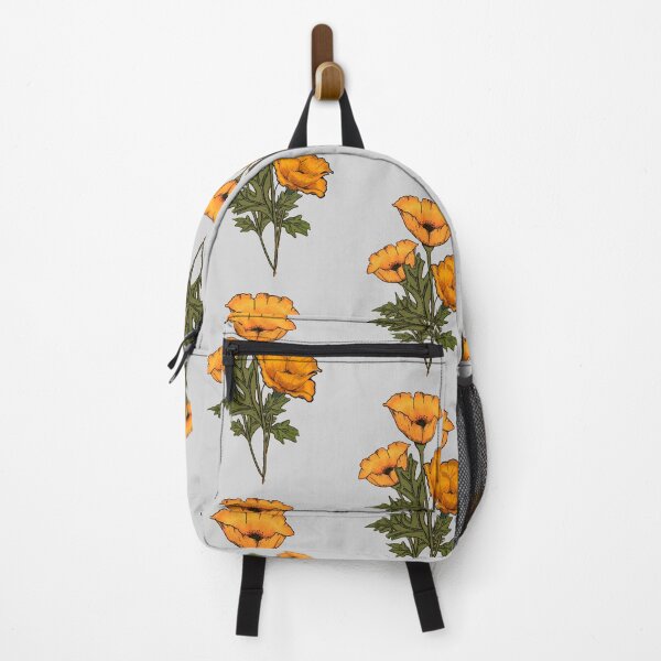 Item preview, Orange Poppies, Freehand Digital Drawing, Flowers designed and sold by JoyfulWhimsy.