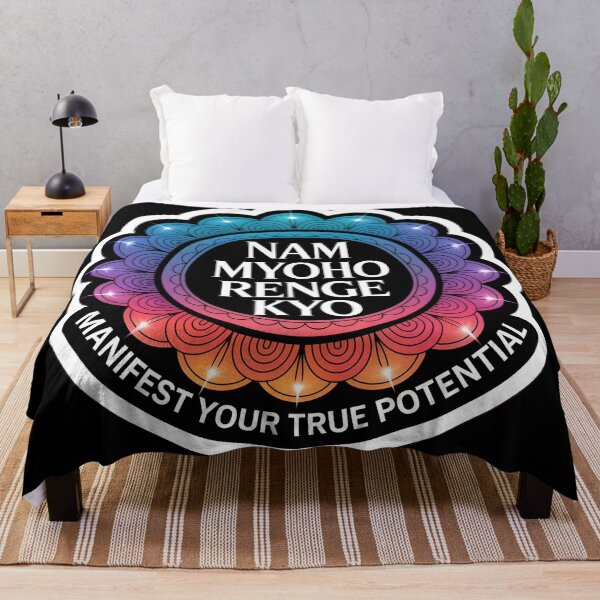 Item preview, Manifest Your Potential Buddhist Mantra Art designed and sold by WatchesAndMore.