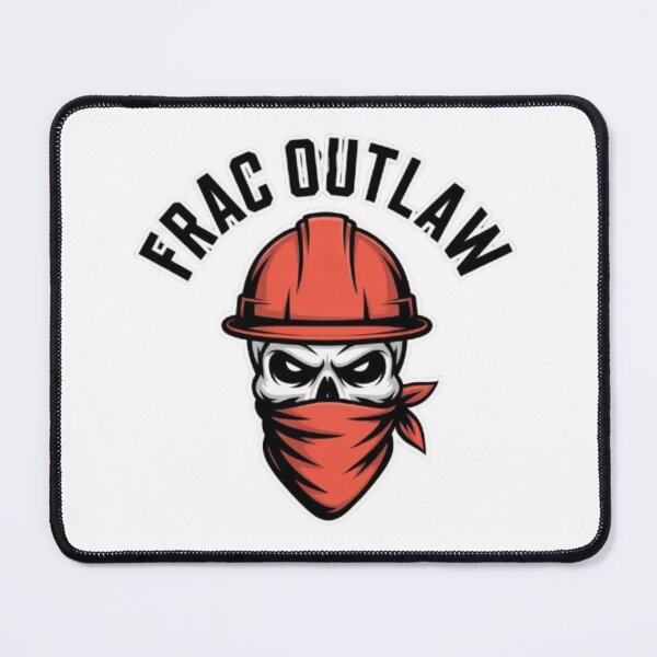 Item preview, Frac Outlaw | Oilfield Skull Worker Design | Hard Hat Bandana Roughneck Art for Energy Workers designed and sold by dortmond.