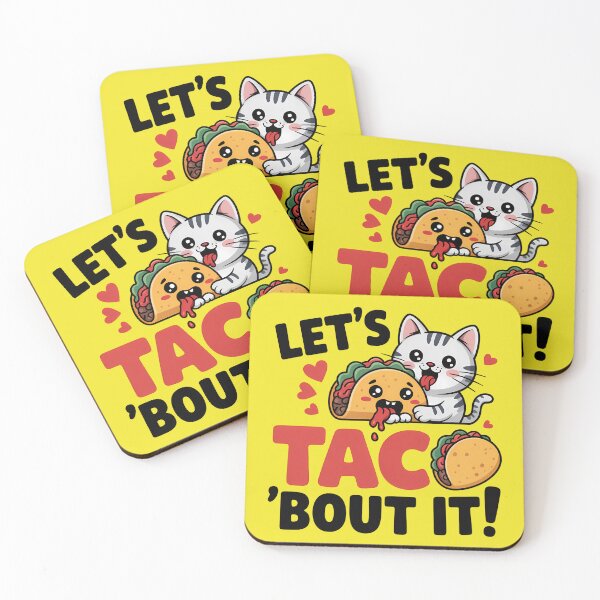 Item preview,  Let’s Taco ’Bout It, Funny Cat Taco designed and sold by EasyTees4u.