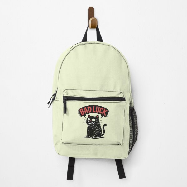 Item preview, Bad luck - angry black cat cartoon designed and sold by MrHide.