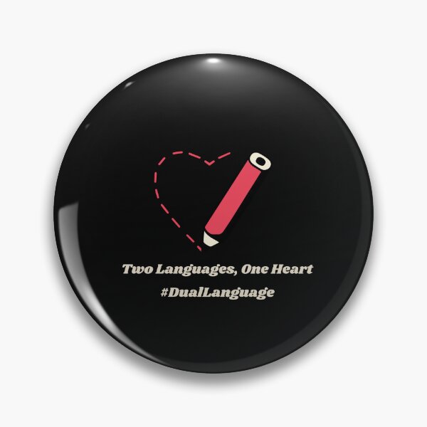 Item preview, Dual Language: Two Languages, One Heart designed and sold by MsUniqueTees.