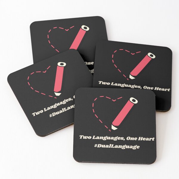 Item preview, Dual Language: Two Languages, One Heart designed and sold by MsUniqueTees.
