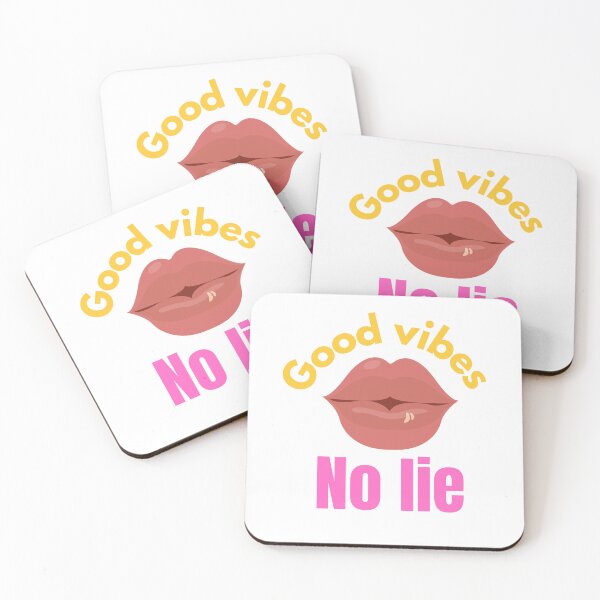 Item preview, GOOD VIBES NO LIE designed and sold by Pawprintgallary.