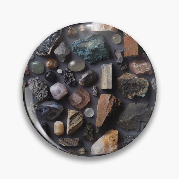 Item preview, dark rock and gemstone collection in various forms designed and sold by EarthenEmbers.