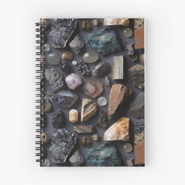 Item preview, dark rock and gemstone collection in various forms designed and sold by EarthenEmbers.