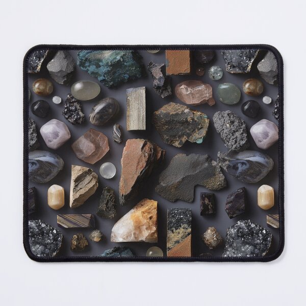 Item preview, dark rock and gemstone collection in various forms designed and sold by EarthenEmbers.
