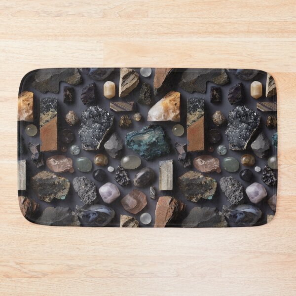 Item preview, dark rock and gemstone collection in various forms designed and sold by EarthenEmbers.